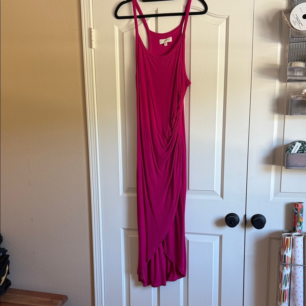 L*Space Vibrant Pink Ribbed Top